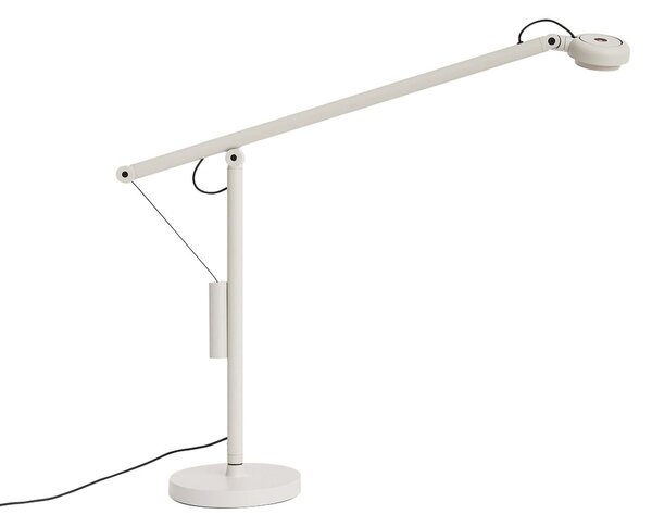 Lampa Stołowa HAY, Fifty-Fifty, ściemnialny, szary, gabinet | pracownia, aluminium, design