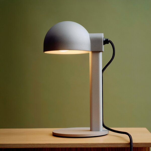 Lampa Stołowa HAY, Posto, szary, salon, aluminium, design