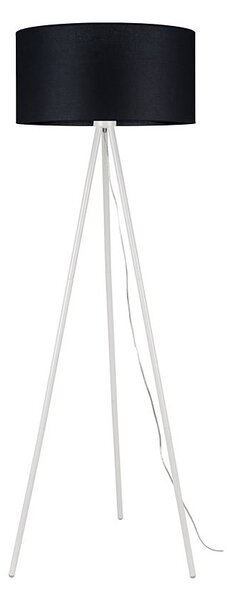 Czarno-biała nowoczesna lampa podłogowa - A28-Olpa