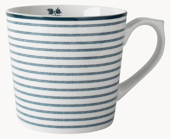 Komplet kubków z porcelany Candy Stripe, 4 elem