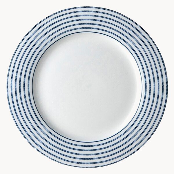 Komplet talerzy śniadaniowych z porcelany Candy Stripe, 4 elem