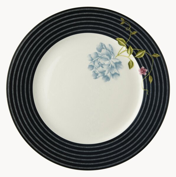 Komplet talerzy z porcelany Midnight Candy, 4 elem