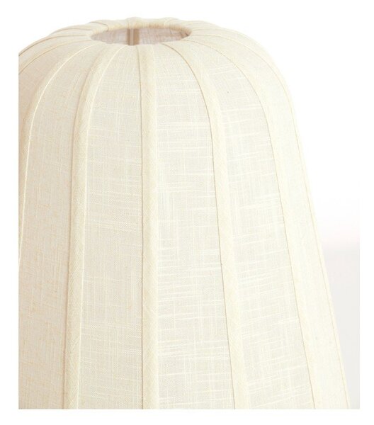 Biała lampa stojąca z tekstylnym kloszem (wysokość 133 cm) Bibury – Light & Living