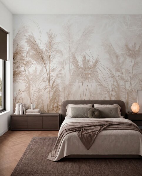 Fototapety Wysokie rośliny w pastelowych kolorach, Fototapety Dziecięce, u93903d2 : Uwalls.pl