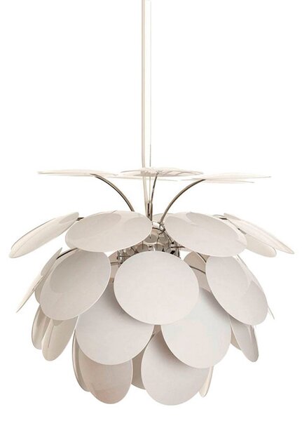 Lampa Wisząca MARSET, Discocó, ściemnialny, biały, salon, tworzywo sztuczne, design