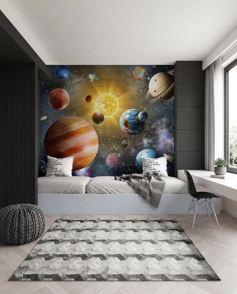 Fototapety Fascynujący kosmos, układ słoneczny, Fototapety designerskie, u97222d2 : Uwalls.pl