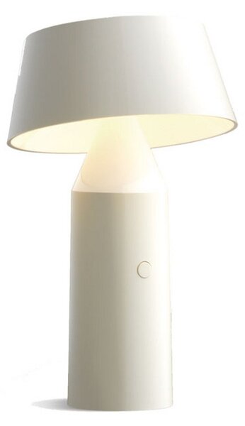 Lampa Stołowa MARSET, Bicoca, ściemnialny, biały, salon, tworzywo sztuczne, design