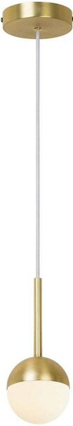 Lampa Wisząca Nordlux, Contina, ściemnialny, złoty | mosiężny, salon, metal, design