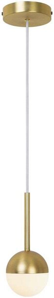 Lampa Wisząca Nordlux, Contina, ściemnialny, złoty | mosiężny, salon, metal, design