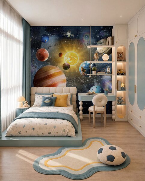 Fototapety Fascynujący kosmos, układ słoneczny, Fototapety designerskie, u97222d1 : Uwalls.pl