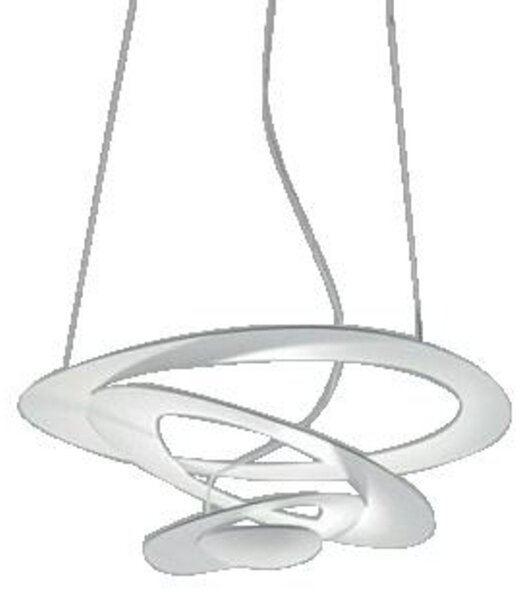 Lampa Wisząca Artemide, Pirce Micro, ściemnialny, biały, salon, metal, design