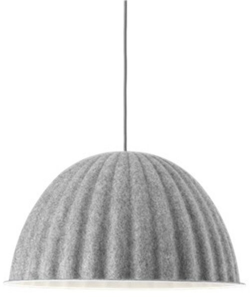 Lampa Wisząca Muuto, ściemnialny, szary, jadalnia, tkanina | tekstylia, skandynawski