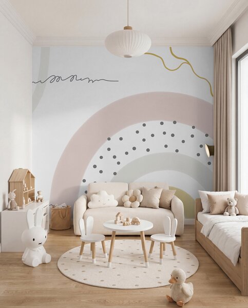 Fototapety Tęcza, Fototapety Dziecięce, Fototapeta tęcza dla dzieci, u99373 : Uwalls.pl
