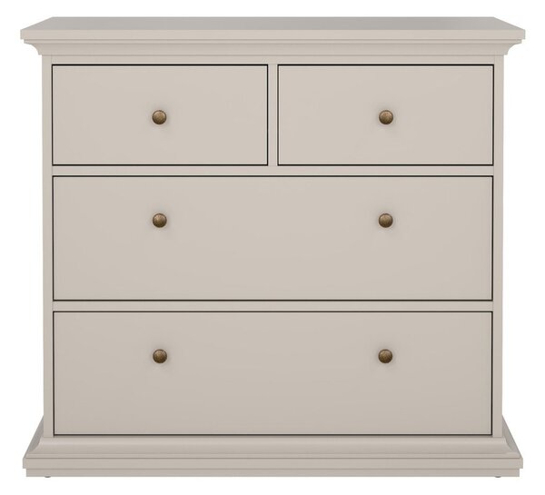 Kremowa komoda 96x87x49 cm Paris – Tvilum