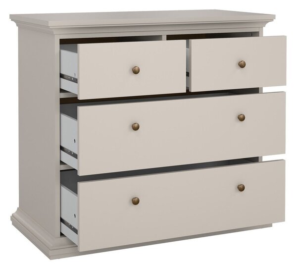 Kremowa komoda 96x87x49 cm Paris – Tvilum