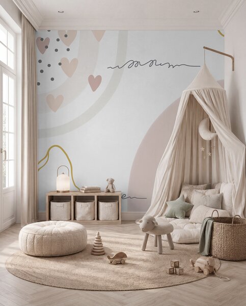 Fototapety Tęcza, Fototapety Dziecięce, Fototapeta tęcza dla dzieci, u99373 : Uwalls.pl