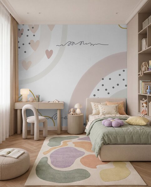 Fototapety Tęcza, Fototapety Dziecięce, Fototapeta tęcza dla dzieci, u99373 : Uwalls.pl