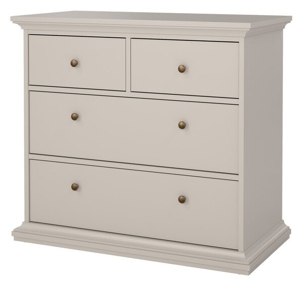Kremowa komoda 96x87x49 cm Paris – Tvilum
