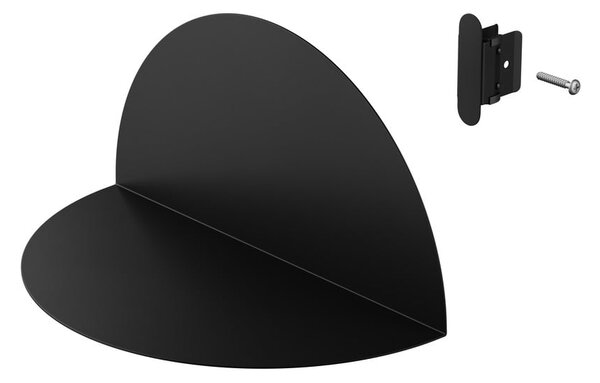 Czarny metalowy modułowy system półek 27x203,5 cm Solis – Umbra