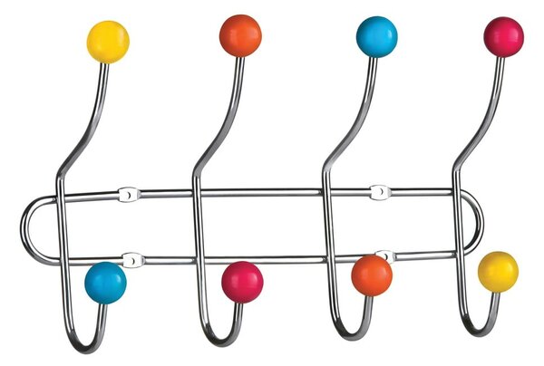 Metalowy wieszak ścienny w kolorze srebra Plastic – Premier Housewares