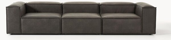 Sofa modułowa ze skóry z recyklingu Lennon (4-osobowa)