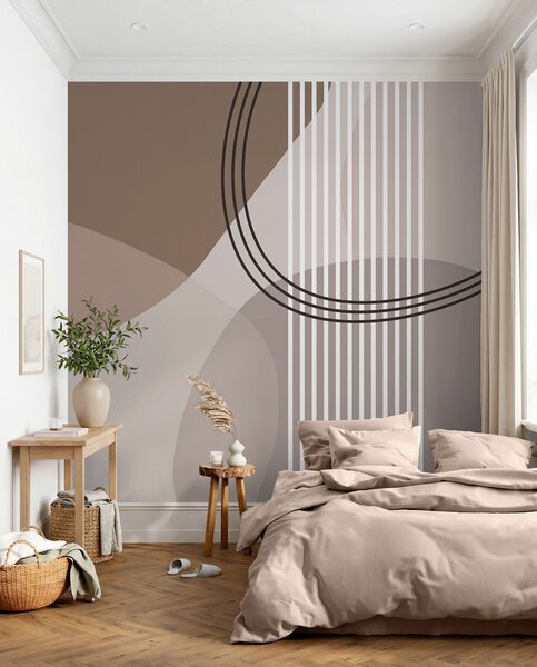 Fototapety Linia abstrakcji geometrycznej i okrąg minimalizm w nowoczesnym stylu , Fototapety Abstrakcja, w08173 : Uwalls.pl