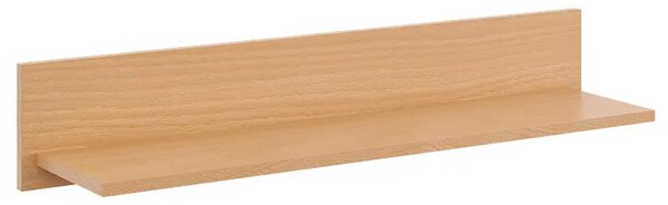 Minimalistyczna półka ścienna w kolorze buk H4-M56