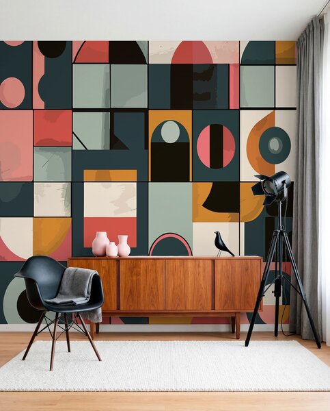 Fototapety Styl Bahaus, Fototapety Abstrakcja, w01075 : Uwalls.pl