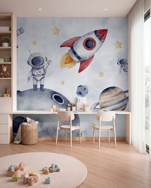 Fototapety Astronauci w kosmosie, Fototapety Kosmos, w01461 : Uwalls.pl