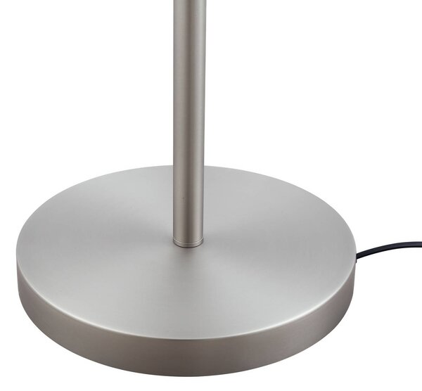 Lampa stojąca Jaileen Lindby, aluminiowy / szary / cynkowy, salon / jadalnia, metal, nowoczesny