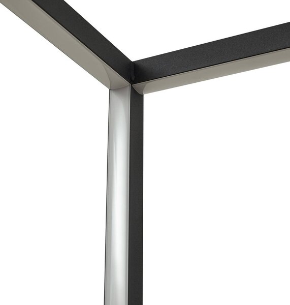 Lampa stojąca LED Birta Lindby, możliwość ściemniania, czarny, salon / jadalnia, metal, nowoczesny