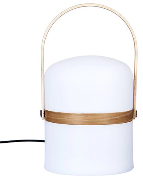 Lampa zewnętrzna z uchwytem KIARA 26,5 cm, biała