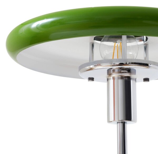 Lampa stojąca Branford Lindby, zielony, salon / jadalnia, metal, vintage