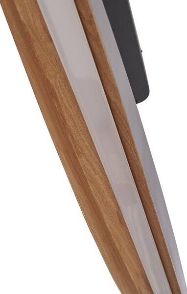 Lampa wisząca Clavit Lucande, możliwość ściemniania, czarny, salon / jadalnia, metal, nowoczesny