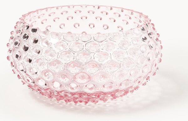 Misa ze szkła dmuchanego Hobnail