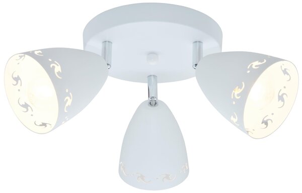 Coty Lampa Sufitowa Plafon 3X40W E14 Biały Mat