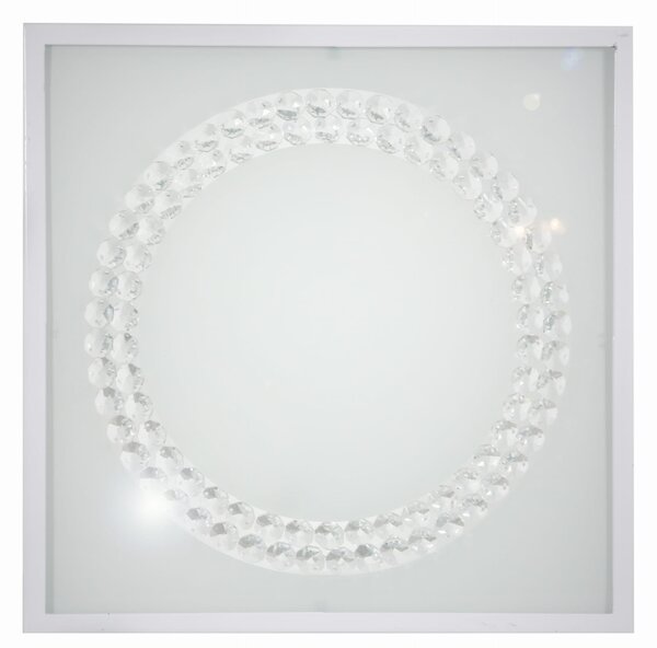 Lux Lampa Sufitowa Plafon 29X29 16W Led 6500K Biały Duży Ring