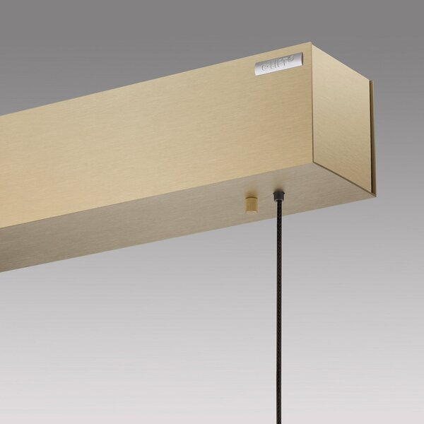 Lampa Wisząca PURE, PURE E-Motion, ściemnialny, złoty | mosiężny, salon, metal, nowoczesny