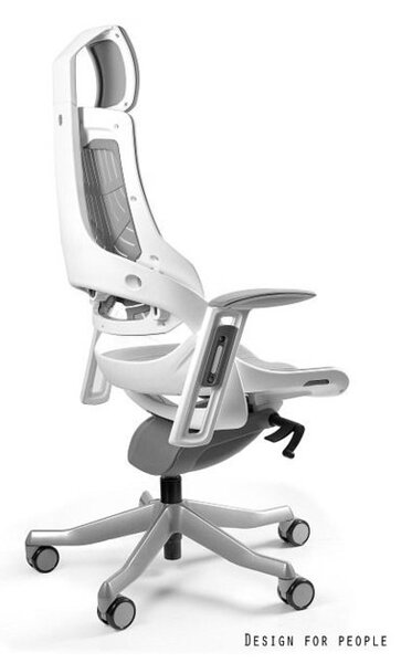 Fotel ergonomiczny Wau Elastomer, zgodny z normą BHP