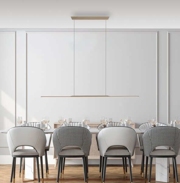 Lampa Wisząca PURE, Surface, ściemnialny, antyczny mosiądz, salon, aluminium, nowoczesny