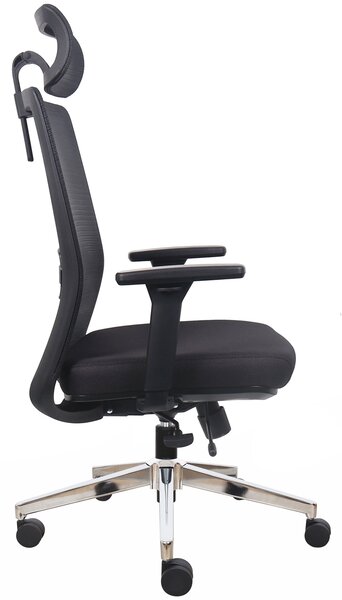 Ergonomiczny fotel biurowy siatkowy Prospero, zgodny z normą BHP