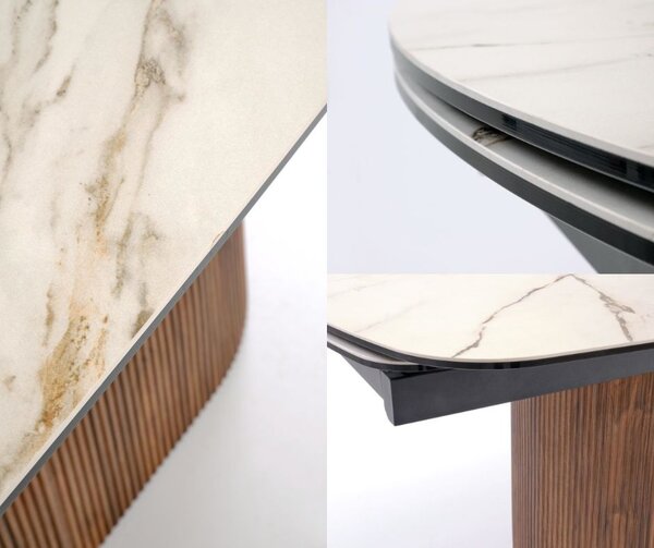 Stół rozkładany Flavor Halmar z ceramicznym blatem