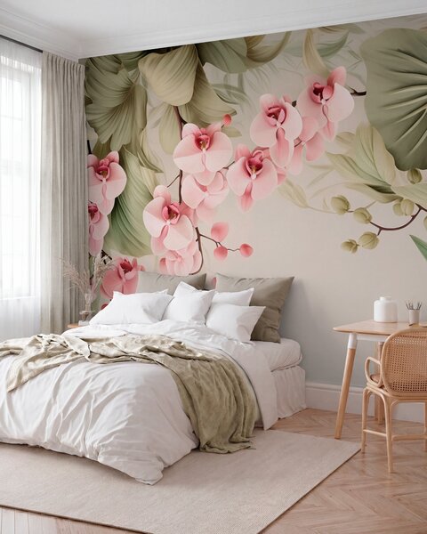 Fototapety Orchidee, wiszące kwiaty, Fototapety Kwiaty, w05619 : Uwalls.pl