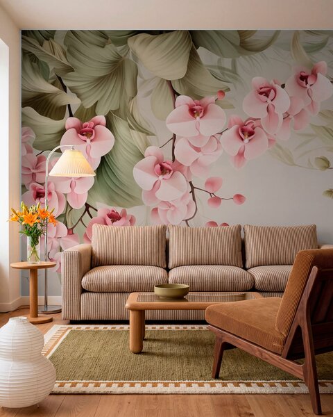 Fototapety Orchidee, wiszące kwiaty, Fototapety Kwiaty, w05619 : Uwalls.pl