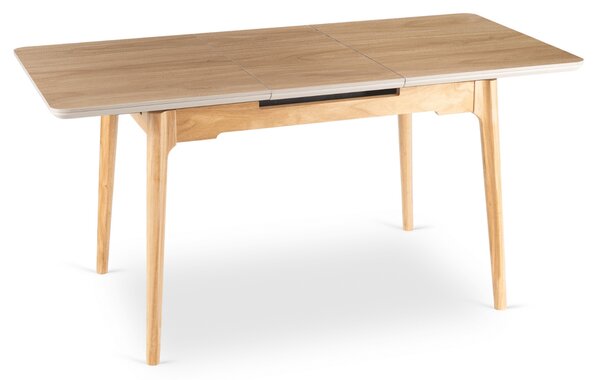 Stół do jadalni rozkładany, ceramiczny Samer 120-160 cm, dąb
