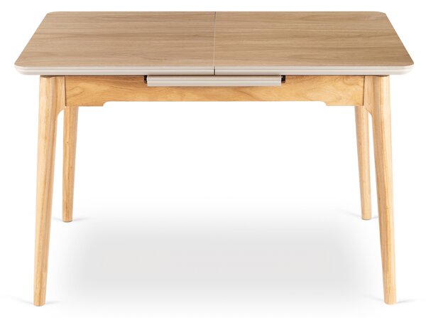 Stół do jadalni rozkładany, ceramiczny Samer 120-160 cm, dąb
