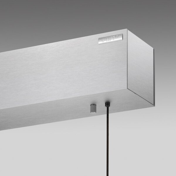 Lampa Wisząca PURE, PURE E-Motion, ściemnialny, szary, salon, metal, nowoczesny