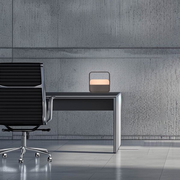 Lampa Stołowa PURE, PURE Go, ściemnialny, brąz rdzawy, salon, aluminium, nowoczesny