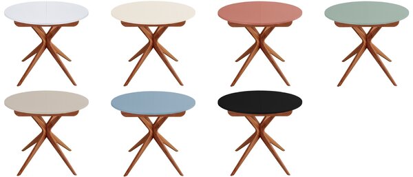 Okrągły stół Jubi MDF 90 cm rozsuwany do 130 cm