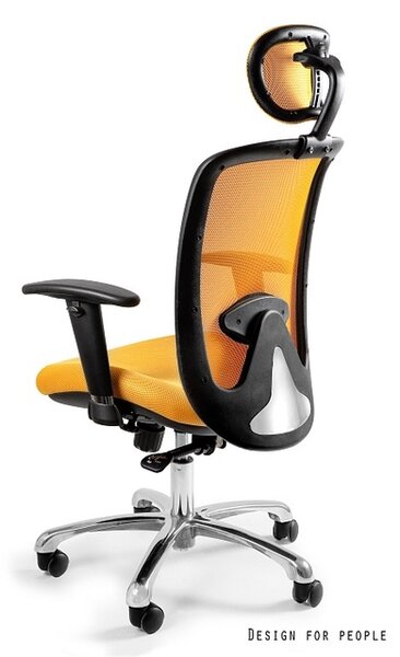 Ergonomiczny fotel biurowy Expander, tkanina kolor, zgodny z normą BHP